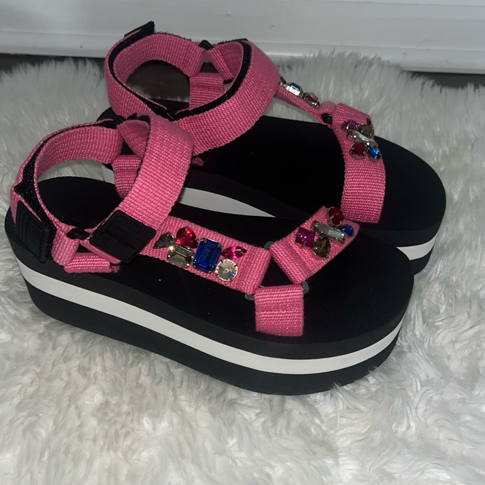 Marni Platform Embellished Sandals